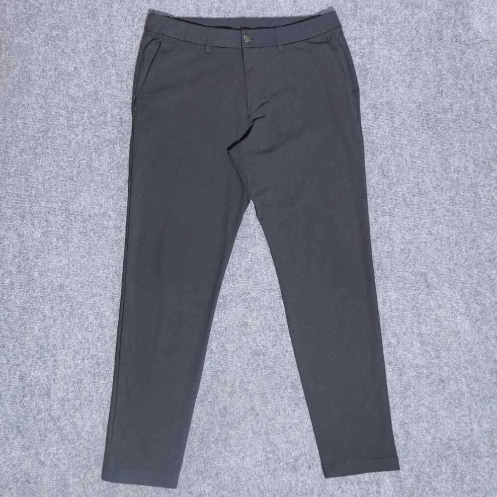 Lululemon ABC Slim Pants Dark Gray Men's 34x31 Performance Stretch Warpstreme